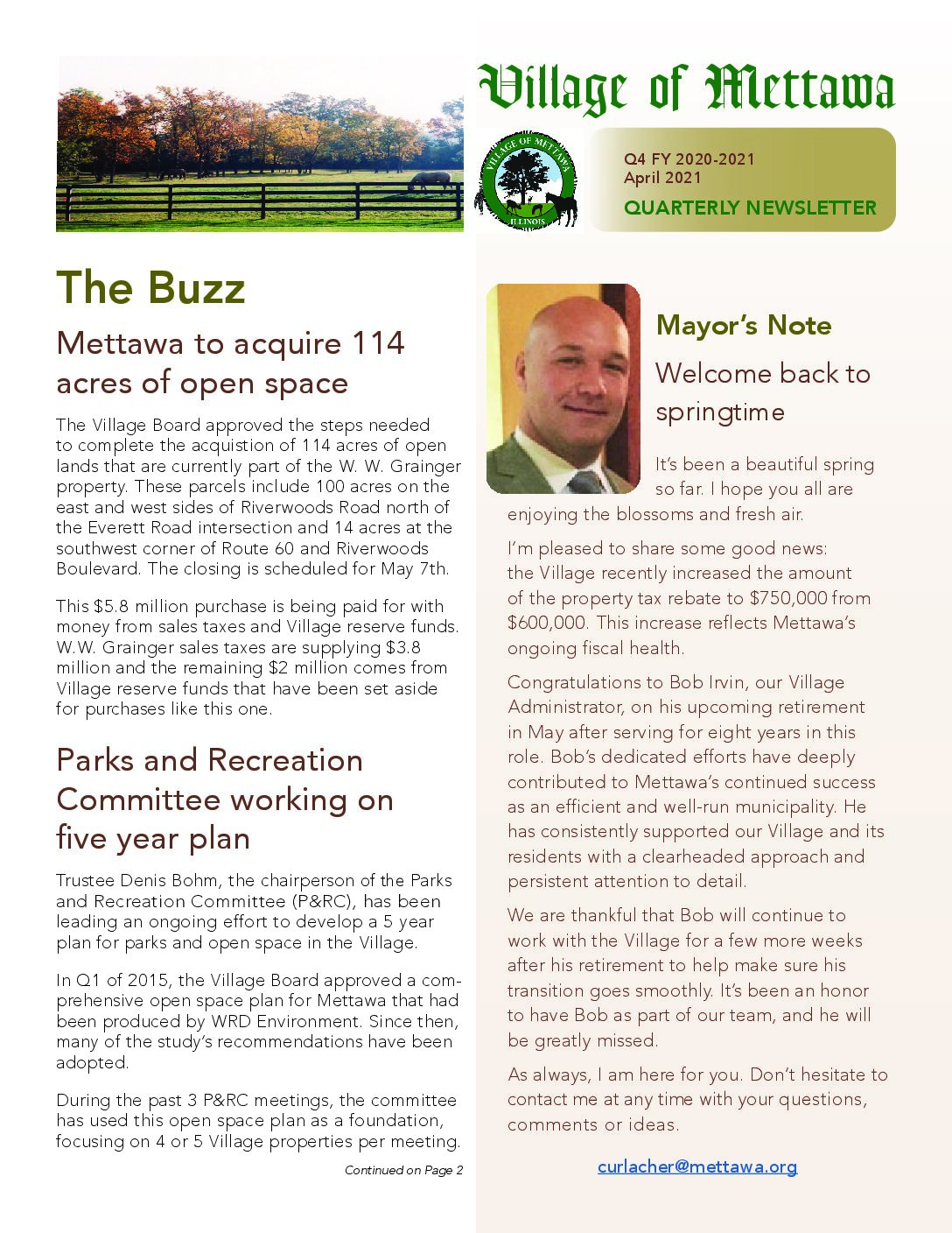 Read more about the article 2020-2021 Q4 Village Newsletter