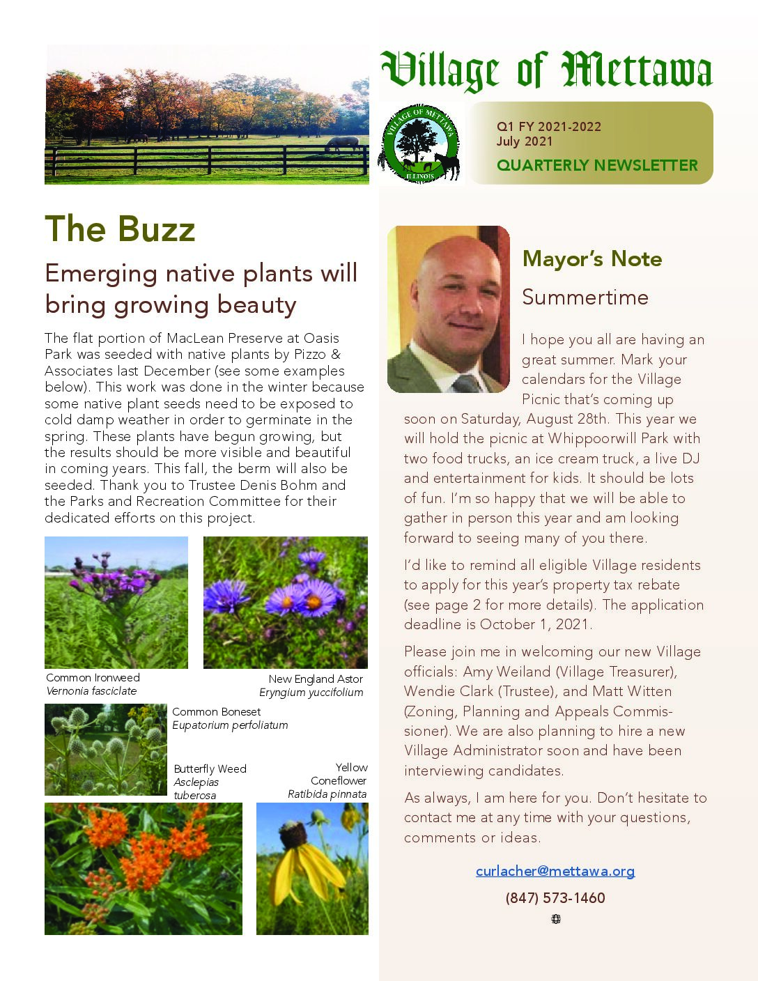 Read more about the article 2021-2022 Q1 Village Newsletter
