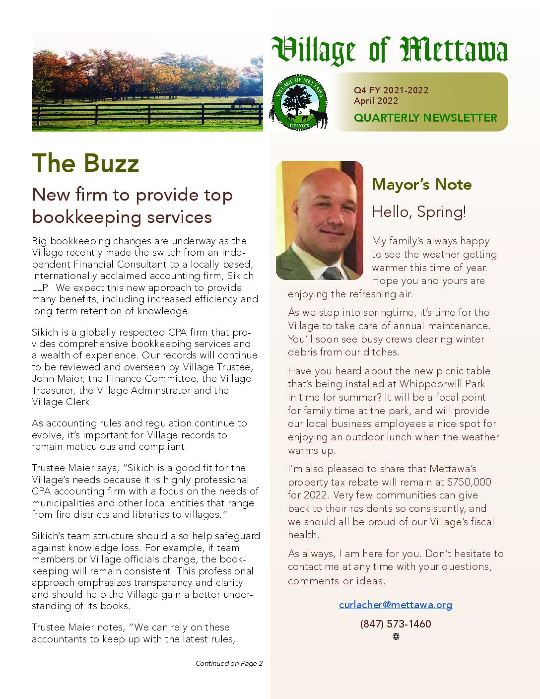 Read more about the article 2021-2022 Q4 Village Newsletter