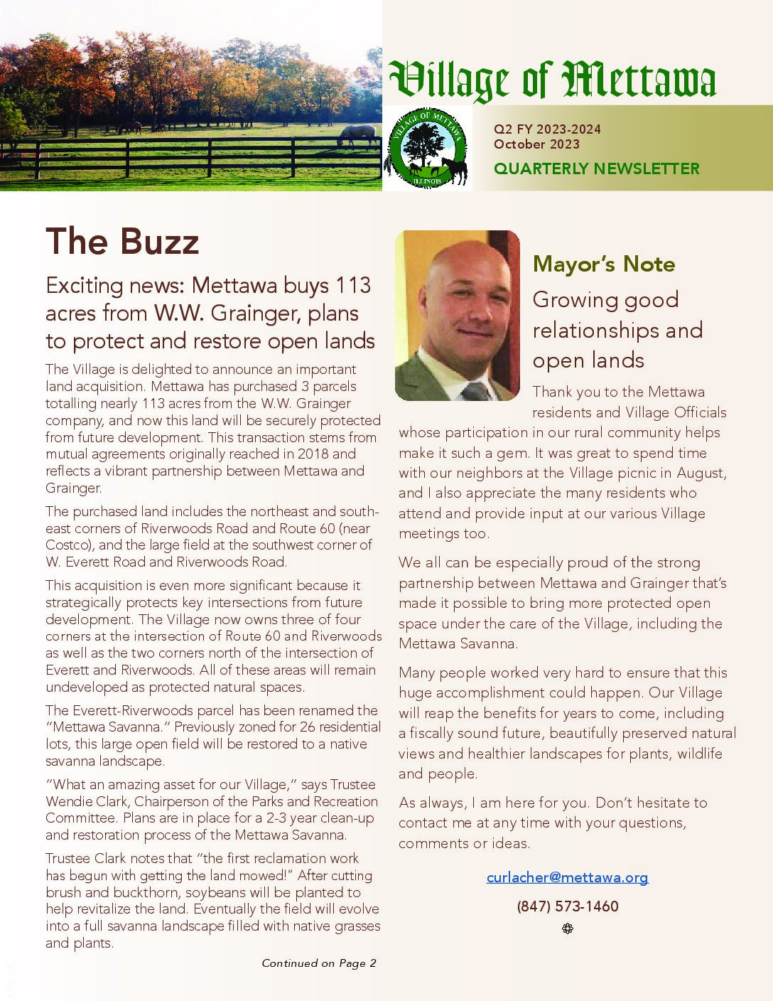 Read more about the article 2023-2024 Q2 Village Newsletter