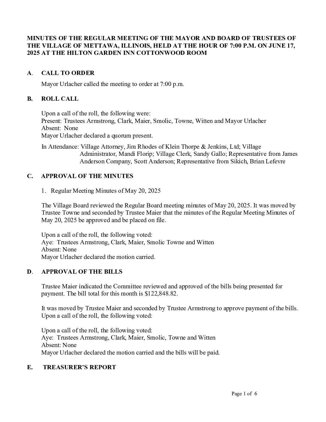 Read more about the article 2025-06-17 Regular Board Meeting Minutes
