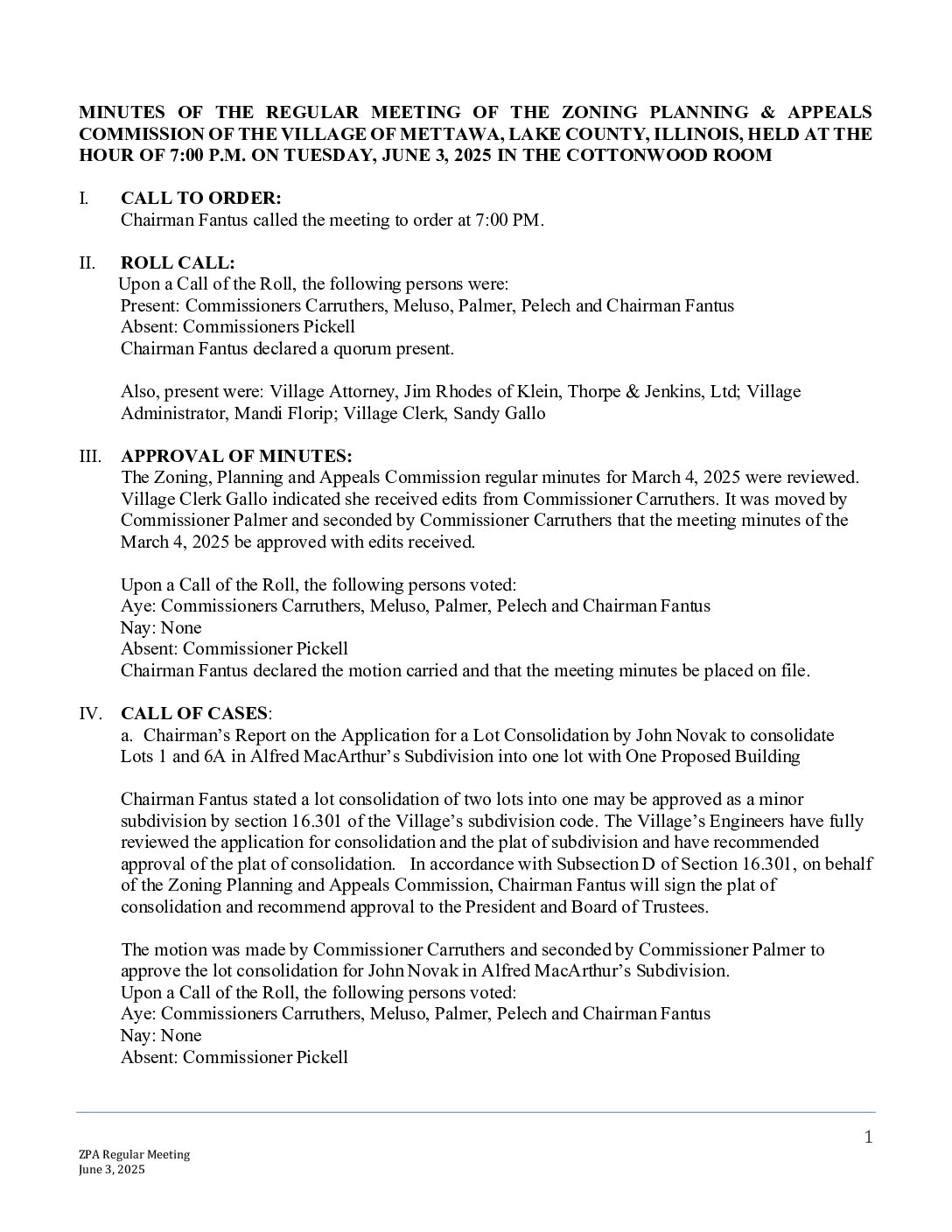 Read more about the article 2025-06-03 ZPA Commission Meeting Minutes