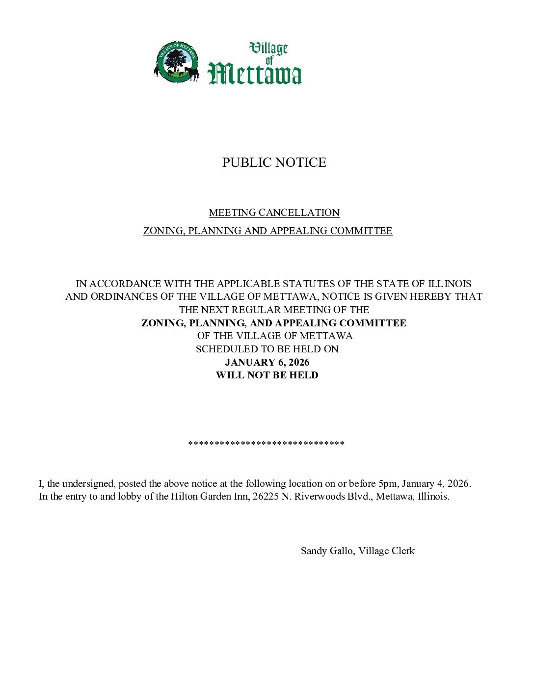 Read more about the article 2026.01.06 ZPA Commission Meeting Cancellation Notice
