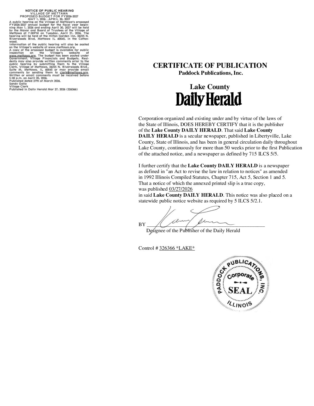 Read more about the article 2026-04-21 Public Hearing Notice