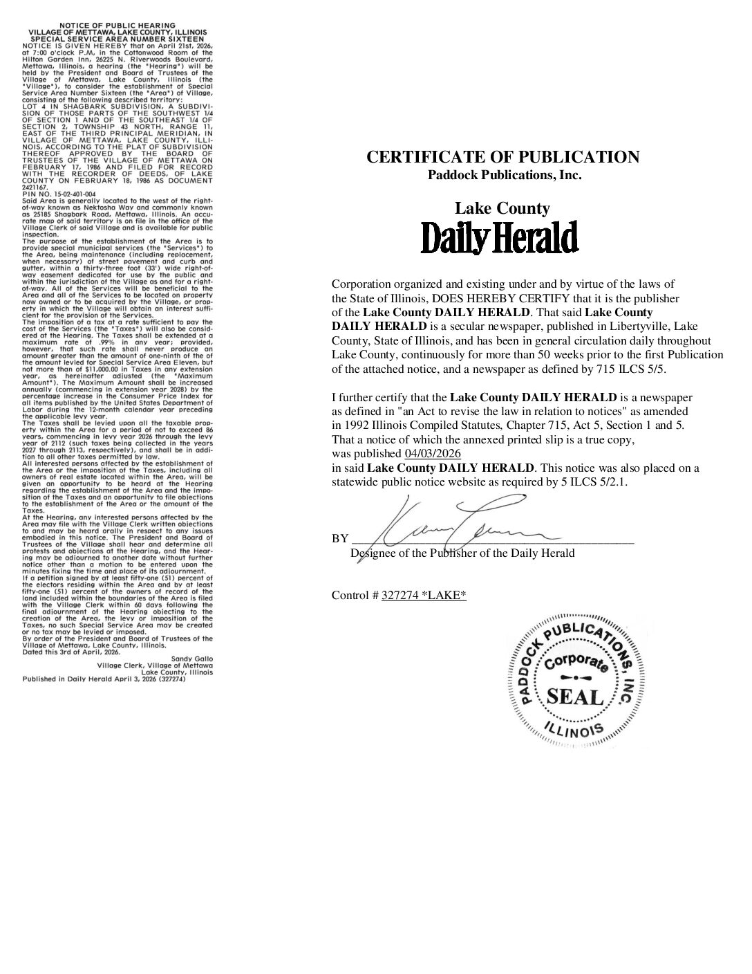 Read more about the article 2026-04-21 Public Hearing Notice
